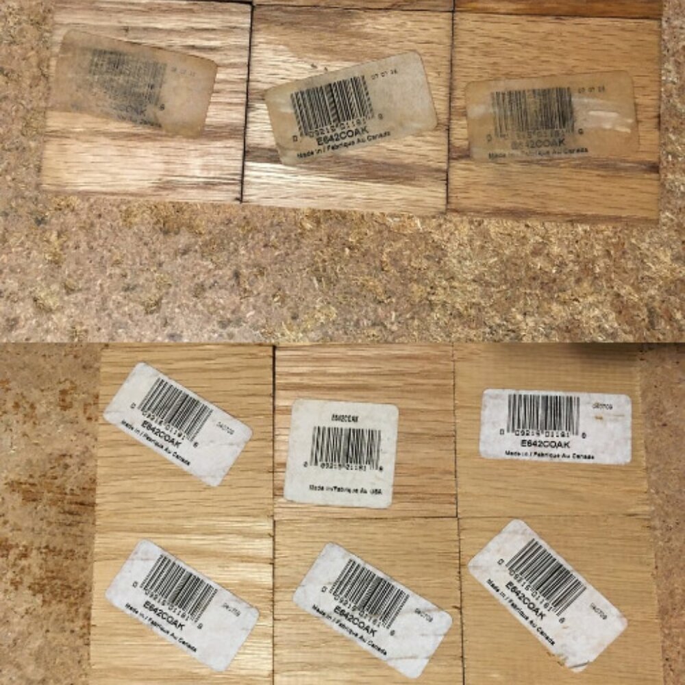 15X SOLID OAK CORNER ROSETTES E642COAK 2-1/2" X 2-1/2" X 1/2" - Picture 5 of 9
